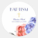 Search for baptism christening stickers Floral