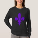 Search for purple fleur de lis tshirts New orleans