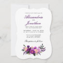 Search for ultra violet wedding invitations Simple