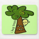 Search for tree hugger mousepads Green