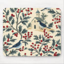 Search for mistletoe mousepads Red berries