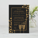 Search for bubbles wedding invitations Gold