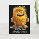 Search for monsters birthday cards Whimsical