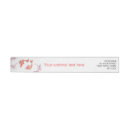 Search for japanese return address labels Cherry blossom