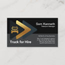 Search for truck driver business cards Logistics