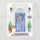 Search for new address announcements postcards Front door