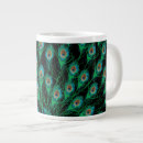 Search for peacock feather mugs Background