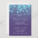 Search for purple glitter wedding invitations Blue