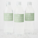 Search for green water bottle labels Minimalist