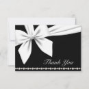 Search for 18th thank you cards Black and white