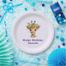 Search for giraffe paper plates Whimsical