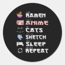 Search for anime cat girl stickers Japanese