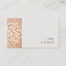 Search for hairdresser referral cards Makeup artist