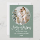 Search for round christmas cards Family photo