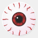 Search for red eyeball stickers Halloween