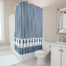 Search for navy blue striped shower curtains Pattern