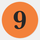 Search for orange black stickers Number