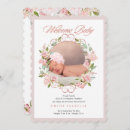 Search for elegant birth announcement cards Baby girl