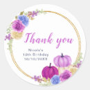 Search for purple pumpkin stickers Watercolor