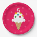 Search for ice cream paper plates Kids birthday party