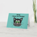 Search for belated seasonal cards Cat
