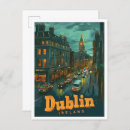 Search for vintage irish postcards Dublin ireland