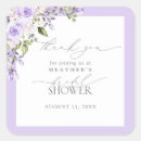 Search for lavender shower thank you stickers Calligraphy