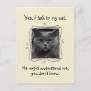 Search for talking postcards Cat lover