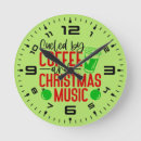 Search for christmas music clocks Festive