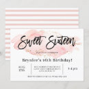 Search for pretty in pink birthday invitations Script