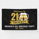 Search for 21 birthday posters Black and white