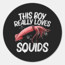 Search for squid stickers Calamari