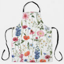 Search for watercolor wildflowers aprons Pattern