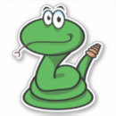 Search for green snake stickers Cartoon