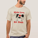 Search for make love not steak tshirts Vegetarian