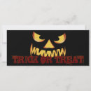 Search for scary face invitations Trick or treat