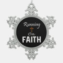 Search for cross country runner christmas tree decorations Running