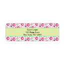 Search for donut return address labels Cupcake