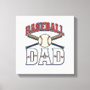 Search for baseball dad canvas prints Father'sday