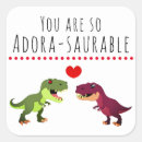 Search for dinosaur valentines stickers Cartoon