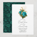 Search for midnight blue bridal shower invitations Gold