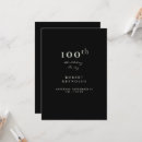 Search for 100 years birthday invitations Simple