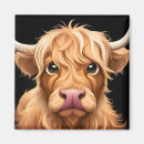 Search for bovines magnets Highland cow