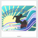Search for vintage surfing stickers Waves