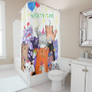 Search for funny cat shower curtains Birthday