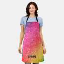 Search for pink mermaid aprons Glitter