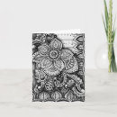 Search for black damask cards Black and white