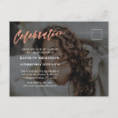 Search for rose gold graduation invitations Modern
