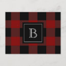 Search for gingham monogram postcards Rustic