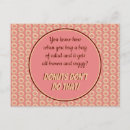 Search for pink pattern postcards Typography